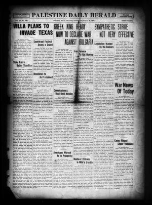 Palestine Daily Herald (Palestine, Tex), Vol. 15, No. 140, Ed. 1 Thursday, September 28, 1916