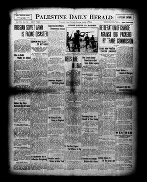 Palestine Daily Herald (Palestine, Tex), Vol. 18, No. 114, Ed. 1 Thursday, October 16, 1919