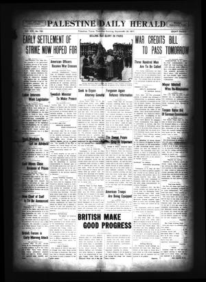 Palestine Daily Herald (Palestine, Tex), Vol. 16, No. 132, Ed. 1 Thursday, September 20, 1917