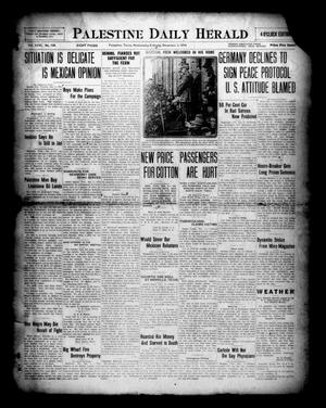 Palestine Daily Herald (Palestine, Tex), Vol. 18, No. 154, Ed. 1 Wednesday, December 3, 1919