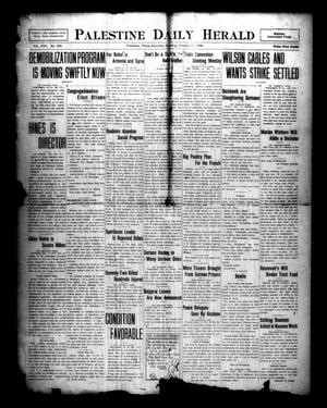 Palestine Daily Herald (Palestine, Tex), Vol. 17, No. 223, Ed. 1 Saturday, January 11, 1919