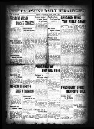 Palestine Daily Herald (Palestine, Tex), Vol. 16, No. 146, Ed. 1 Saturday, October 6, 1917