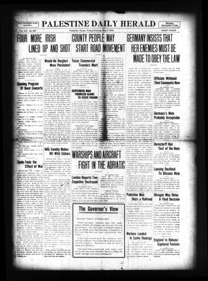 Palestine Daily Herald (Palestine, Tex), Vol. 14, No. 207, Ed. 1 Friday, May 5, 1916
