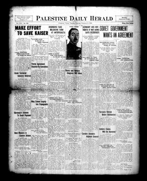 Palestine Daily Herald (Palestine, Tex), Vol. 17, No. 242, Ed. 1 Tuesday, February 4, 1919