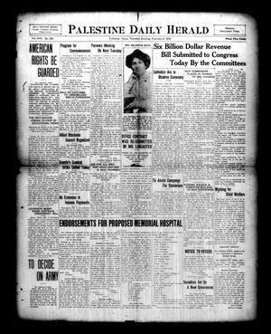 Palestine Daily Herald (Palestine, Tex), Vol. 17, No. 243, Ed. 1 Thursday, February 6, 1919