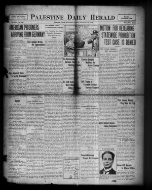 Palestine Daily Herald (Palestine, Tex), Vol. 17, No. 185, Ed. 1 Wednesday, November 27, 1918