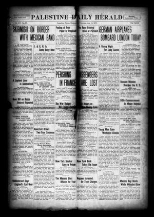 Palestine Daily Herald (Palestine, Tex), Vol. 16, No. 47, Ed. 1 Wednesday, June 13, 1917