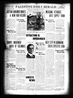 Palestine Daily Herald (Palestine, Tex), Vol. 14, No. 189, Ed. 1 Friday, April 14, 1916