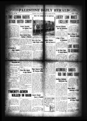 Palestine Daily Herald (Palestine, Tex), Vol. 16, No. 158, Ed. 1 Saturday, October 20, 1917