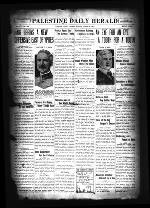 Palestine Daily Herald (Palestine, Tex), Vol. 16, No. 144, Ed. 1 Thursday, October 4, 1917