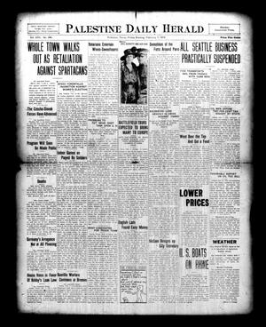 Palestine Daily Herald (Palestine, Tex), Vol. 17, No. 244, Ed. 1 Friday, February 7, 1919
