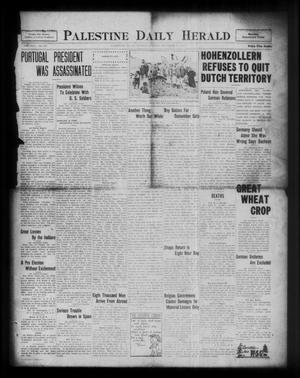 Palestine Daily Herald (Palestine, Tex), Vol. 17, No. 202, Ed. 1 Monday, December 16, 1918