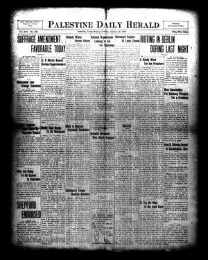 Palestine Daily Herald (Palestine, Tex), Vol. 17, No. 230, Ed. 1 Monday, January 20, 1919