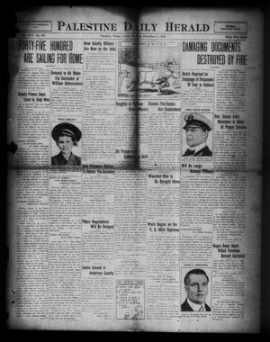 Palestine Daily Herald (Palestine, Tex), Vol. 17, No. 191, Ed. 1 Tuesday, December 3, 1918