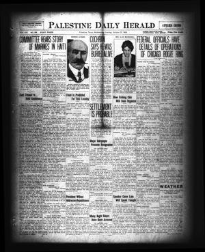 Palestine Daily Herald (Palestine, Tex), Vol. 19, No. 109, Ed. 1 Wednesday, October 27, 1920