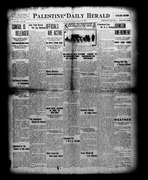 Palestine Daily Herald (Palestine, Tex), Vol. 18, No. 123, Ed. 1 Monday, October 27, 1919