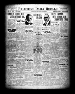 Palestine Daily Herald (Palestine, Tex), Vol. 19, No. 107, Ed. 1 Friday, October 22, 1920