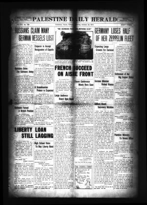 Palestine Daily Herald (Palestine, Tex), Vol. 16, No. 160, Ed. 1 Tuesday, October 23, 1917