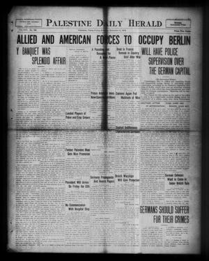 Palestine Daily Herald (Palestine, Tex), Vol. 17, No. 194, Ed. 1 Friday, December 6, 1918