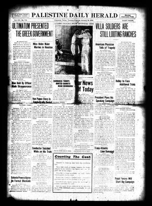 Palestine Daily Herald (Palestine, Tex), Vol. 14, No. 113, Ed. 1 Tuesday, January 18, 1916
