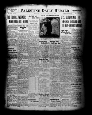 Palestine Daily Herald (Palestine, Tex), Vol. 18, No. 151, Ed. 1 Saturday, November 29, 1919