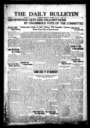 The Daily Bulletin (Brownwood, Tex.), Vol. 13, No. 54, Ed. 1 Monday, December 30, 1912