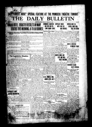 The Daily Bulletin (Brownwood, Tex.), Vol. 13, No. 100, Ed. 1 Friday, February 28, 1913