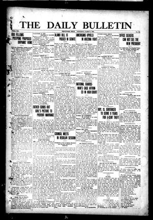 The Daily Bulletin (Brownwood, Tex.), Vol. 13, No. 110, Ed. 1 Wednesday, March 5, 1913