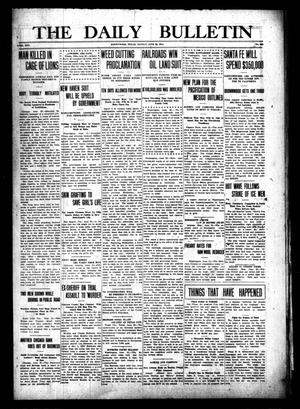 The Daily Bulletin (Brownwood, Tex.), Vol. 13, No. 200, Ed. 1 Monday, June 22, 1914