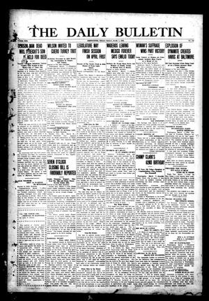 The Daily Bulletin (Brownwood, Tex.), Vol. 13, No. 112, Ed. 1 Friday, March 7, 1913