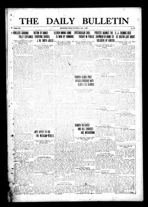 The Daily Bulletin (Brownwood, Tex.), Vol. 13, No. 164, Ed. 1 Wednesday, May 7, 1913