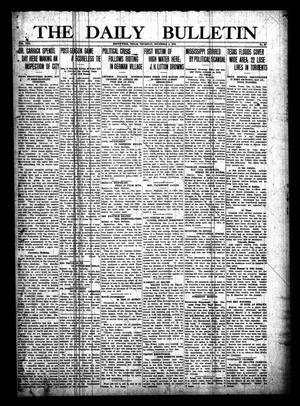 The Daily Bulletin (Brownwood, Tex.), Vol. 13, No. 30, Ed. 1 Thursday, December 4, 1913