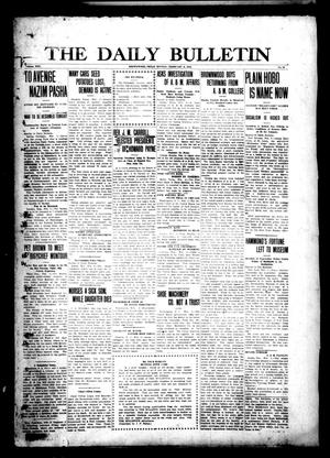 Primary view of object titled 'The Daily Bulletin (Brownwood, Tex.), Vol. 13, No. 84, Ed. 1 Monday, February 3, 1913'.