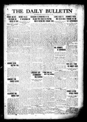 The Daily Bulletin (Brownwood, Tex.), Vol. 13, No. 74, Ed. 1 Wednesday, January 22, 1913