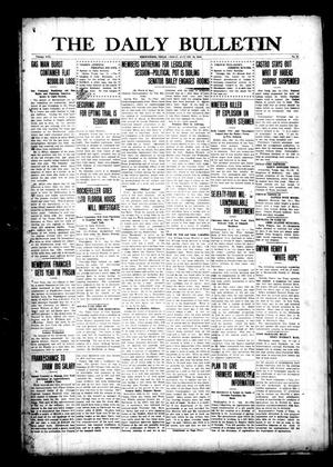 Primary view of object titled 'The Daily Bulletin (Brownwood, Tex.), Vol. 13, No. 64, Ed. 1 Friday, January 10, 1913'.
