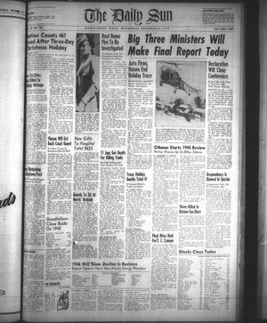 The Daily Sun (Goose Creek, Tex.), Vol. 28, No. 165, Ed. 1 Wednesday, December 26, 1945