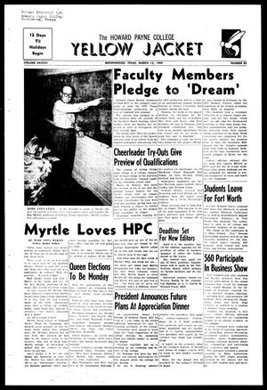 The Howard Payne College Yellow Jacket (Brownwood, Tex.), Vol. XXXXVI, No. 22, Ed. 1, Friday, March 13, 1959