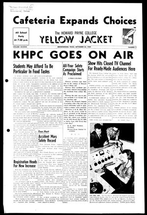 Primary view of object titled 'The Howard Payne College Yellow Jacket (Brownwood, Tex.), Vol. XXXXVII, No. 2, Ed. 1, Friday, September 25, 1959'.