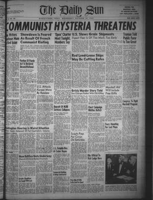 The Daily Sun (Goose Creek, Tex.), Vol. 30, No. 120, Ed. 1 Wednesday, October 29, 1947