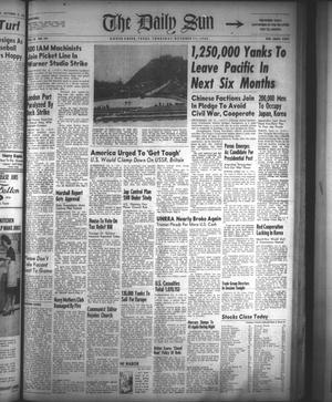 The Daily Sun (Goose Creek, Tex.), Vol. 28, No. 101, Ed. 1 Thursday, October 11, 1945