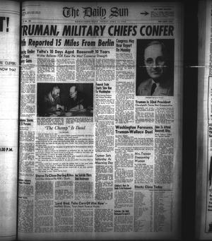 The Daily Sun (Goose Creek, Tex.), Vol. 27, No. 258, Ed. 1 Friday, April 13, 1945