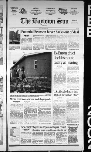 The Baytown Sun (Baytown, Tex.), Vol. 80, No. 70, Ed. 1 Monday, February 4, 2002