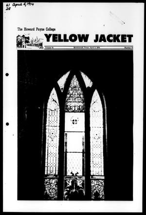 Primary view of The Howard Payne College Yellow Jacket (Brownwood, Tex.), Vol. 61, No. 25, Ed. 1, Friday, April 5, 1974
