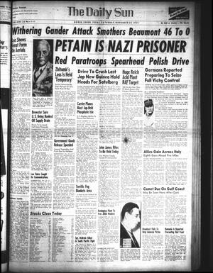 The Daily Sun (Goose Creek, Tex.), Vol. 26, No. 141, Ed. 1 Saturday, November 20, 1943