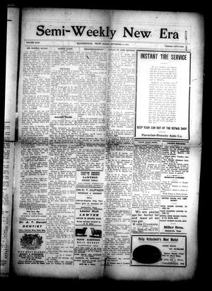 Semi-Weekly New Era (Hallettsville, Tex.), Vol. 29, No. 51, Ed. 1 Friday, September 12, 1919