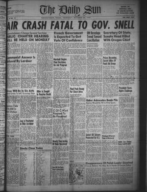 The Daily Sun (Goose Creek, Tex.), Vol. 30, No. 121, Ed. 1 Thursday, October 30, 1947