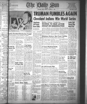 The Daily Sun (Baytown, Tex.), Vol. 30, No. 105, Ed. 1 Monday, October 11, 1948