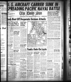 The Daily Sun (Goose Creek, Tex.), Vol. 27, No. 113, Ed. 1 Wednesday, October 25, 1944