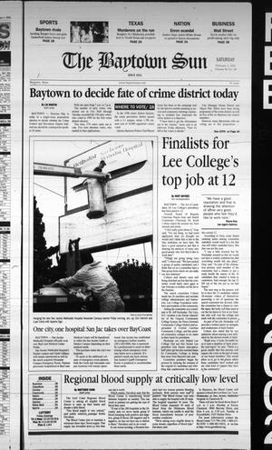 The Baytown Sun (Baytown, Tex.), Vol. 80, No. 68, Ed. 1 Saturday, February 2, 2002