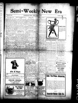 Semi-Weekly New Era (Hallettsville, Tex.), Vol. 32, No. 1, Ed. 1 Friday, March 19, 1920